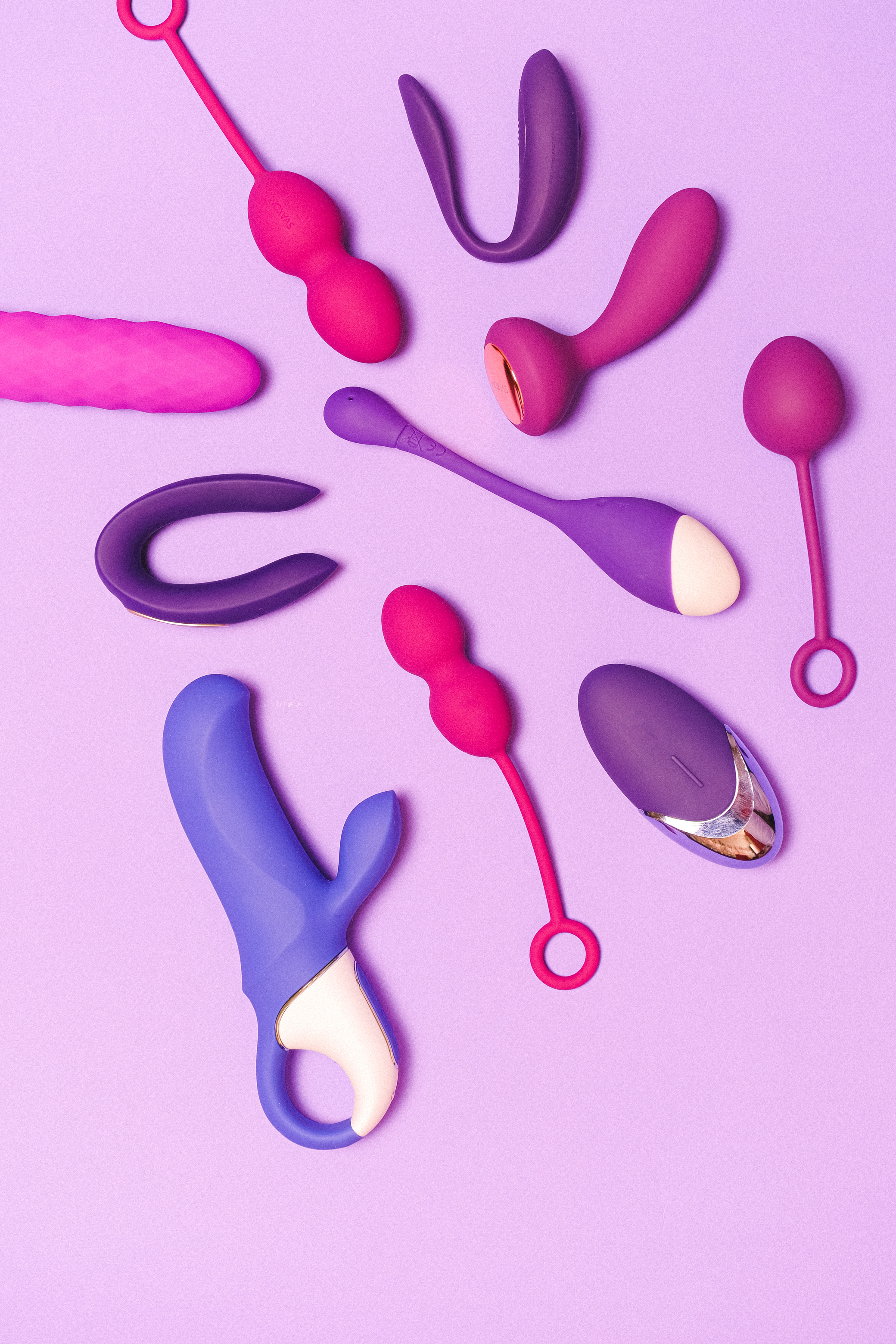 Sex Toys Flat Lay