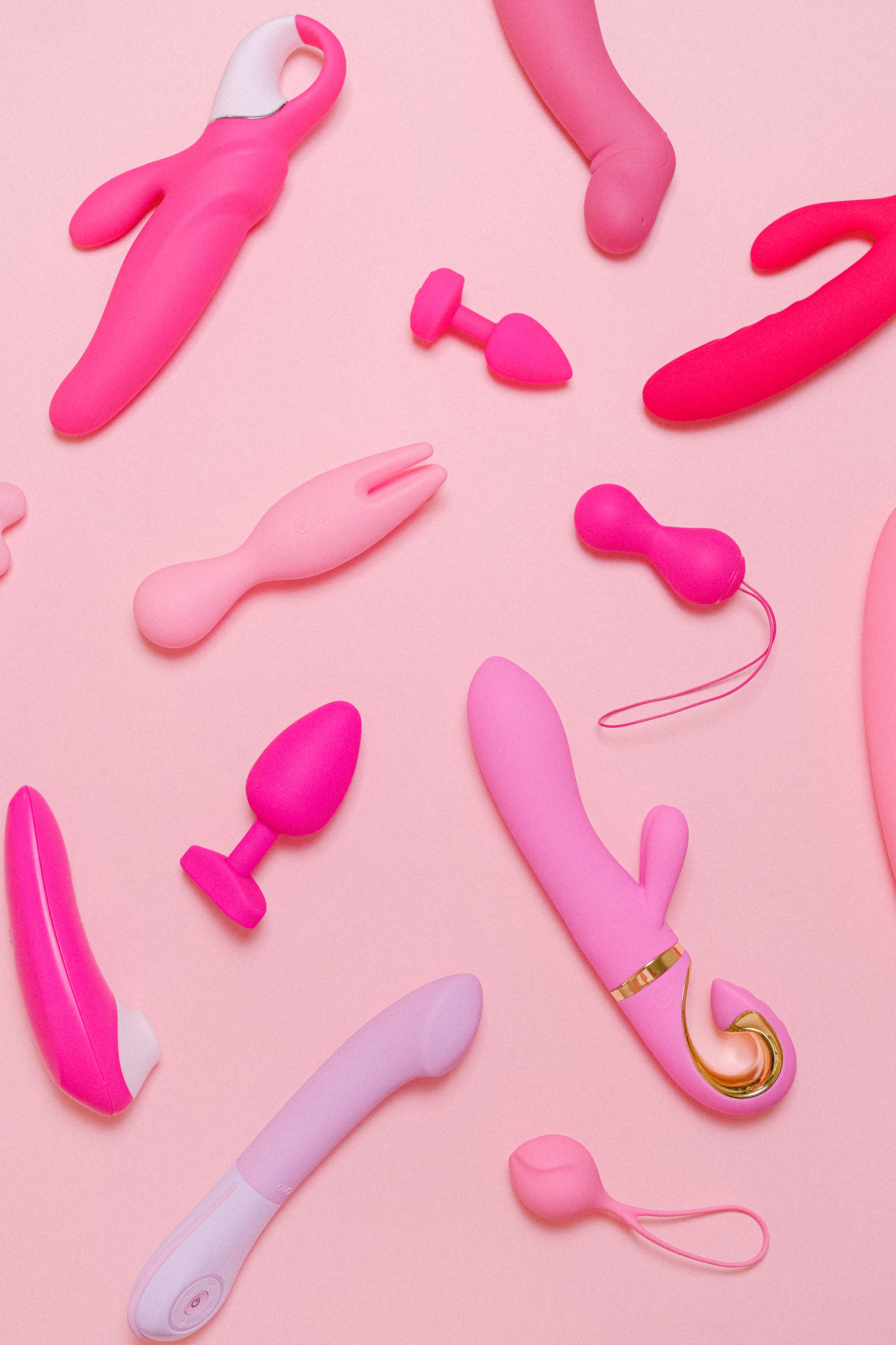 Sex Toys Flat Lay