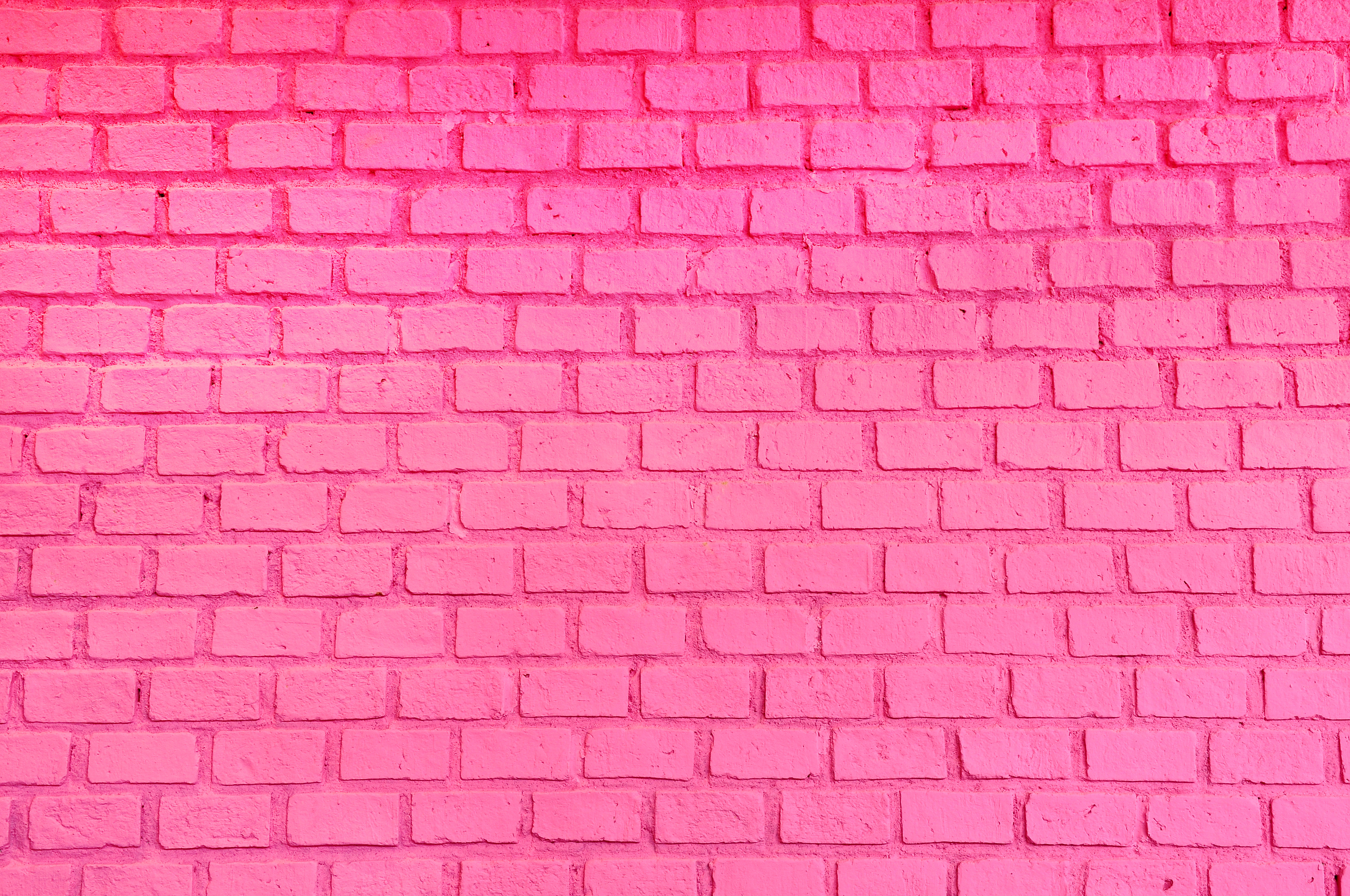 Pink brick wall