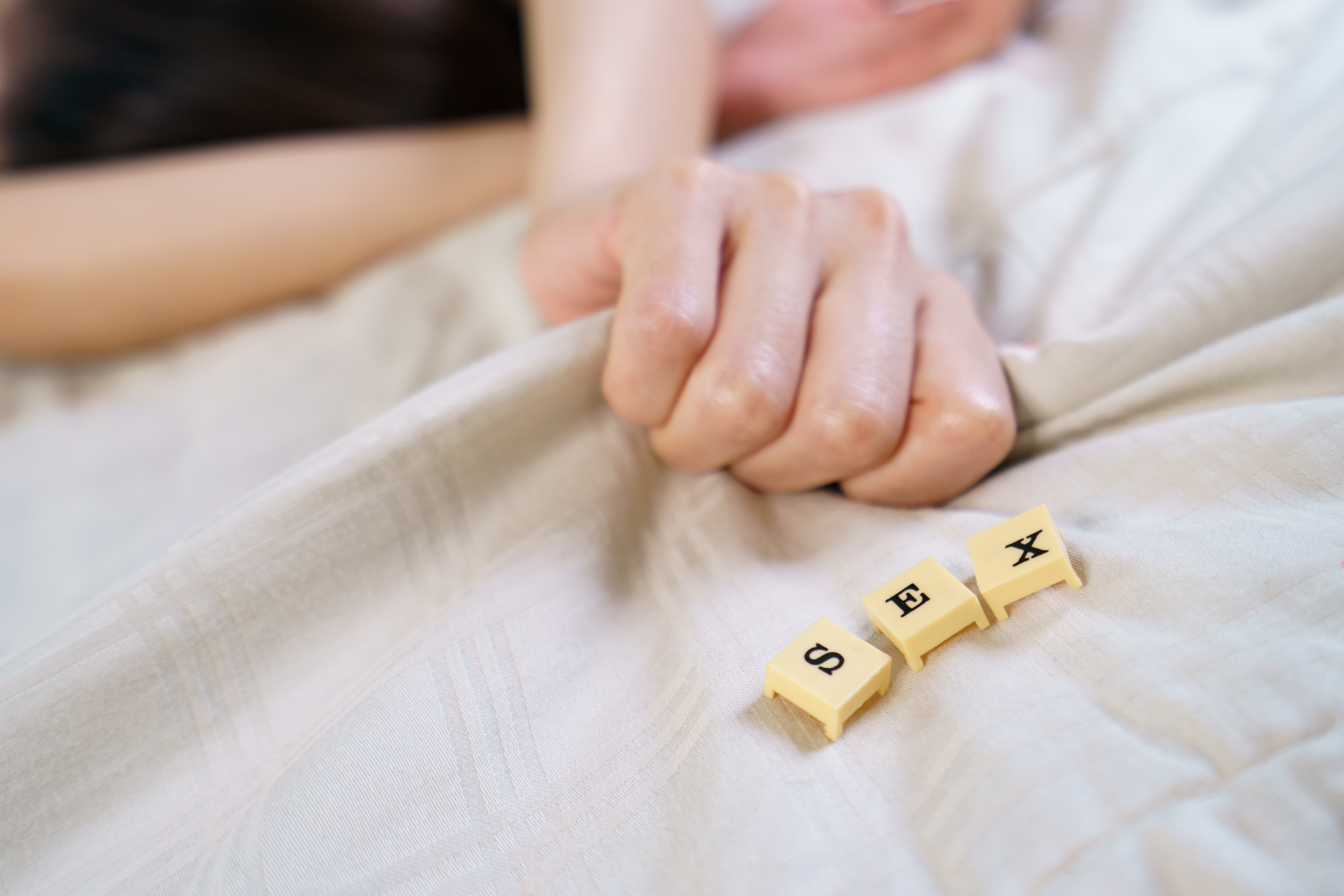 Sex in Bed Concept 